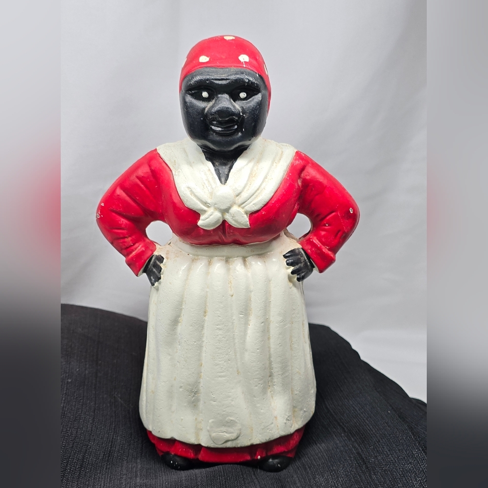 Collectible Coin Bank Aunt Jemima Manmy Cast Iron Vintage Rare